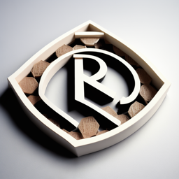 AI generated random logo with an R